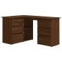 Eckschreibtisch aus braunem Eichensperrholz, 145 x 100 x 76 cm von vidaXL, Schreibtische - Ref: Foro24-815443, Preis: 142,68 ...