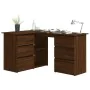 Eckschreibtisch aus braunem Eichensperrholz, 145 x 100 x 76 cm von vidaXL, Schreibtische - Ref: Foro24-815443, Preis: 142,68 ...