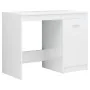 Glänzend weißer Schreibtisch aus Holzwerkstoff, 140 x 50 x 76 cm von vidaXL, Schreibtische - Ref: Foro24-3054786, Preis: 181,...