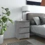 Nachttisch aus betongrauem Sperrholz, 40 x 35 x 62,5 cm von vidaXL, Nachttische - Ref: Foro24-806219, Preis: 53,88 €, Rabatt: %