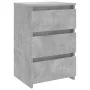 Nachttisch aus betongrauem Sperrholz, 40 x 35 x 62,5 cm von vidaXL, Nachttische - Ref: Foro24-806219, Preis: 53,88 €, Rabatt: %
