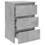 Nachttisch aus betongrauem Sperrholz, 40 x 35 x 62,5 cm von vidaXL, Nachttische - Ref: Foro24-806219, Preis: 53,88 €, Rabatt: %