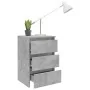 Nachttisch aus betongrauem Sperrholz, 40 x 35 x 62,5 cm von vidaXL, Nachttische - Ref: Foro24-806219, Preis: 53,88 €, Rabatt: %