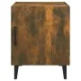 Bedside table made of plywood in a smoked oak color by vidaXL, Nightstands - Ref: Foro24-817315, Price: 29,67 €, Discount: %