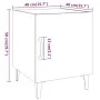 Bedside table made of plywood in a smoked oak color by vidaXL, Nightstands - Ref: Foro24-817315, Price: 29,67 €, Discount: %