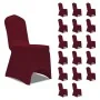 Funda de silla elástica 18 unidades color burdeos de vidaXL, Fundas - Ref: Foro24-3051644, Precio: 75,08 €, Descuento: %