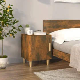 Nachttisch aus geräuchertem Eichensperrholz von vidaXL, Nachttische - Ref: Foro24-817309, Preis: 27,96 €, Rabatt: %