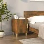 Smoked oak plywood nightstand by vidaXL, Nightstands - Ref: Foro24-817309, Price: 27,95 €, Discount: %