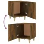 Smoked oak plywood nightstand by vidaXL, Nightstands - Ref: Foro24-817309, Price: 27,95 €, Discount: %
