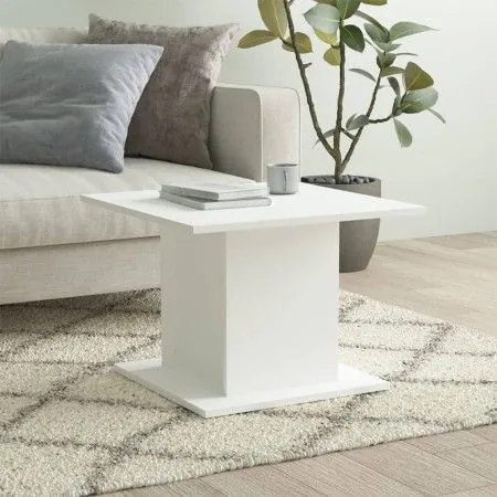 White engineered wood coffee table 55.5x55.5x40 cm by vidaXL, Coffee table - Ref: Foro24-810316, Price: 34,38 €, Discount: %