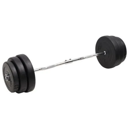 Mancuerna curl con discos 90 kg de vidaXL, Peso libre - Ref: Foro24-3145023, Precio: 210,71 €, Descuento: %