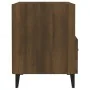 Bedside table 2 units plywood oak brown color by vidaXL, Nightstands - Ref: Foro24-817308, Price: 71,87 €, Discount: %