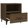 Bedside table 2 units plywood oak brown color by vidaXL, Nightstands - Ref: Foro24-817308, Price: 71,87 €, Discount: %