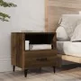 Bedside table 2 units plywood oak brown color by vidaXL, Nightstands - Ref: Foro24-817308, Price: 71,87 €, Discount: %