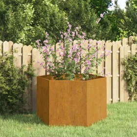Pflanzgefäß aus rostigem Cortenstahl, 60 x 60 x 45 cm von vidaXL, Töpfe und Pflanzgefäße - Ref: Foro24-823675, Preis: 58,82 €...
