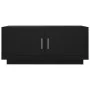 Black engineered wood coffee table 102x50x45 cm by vidaXL, Coffee table - Ref: Foro24-811809, Price: 77,55 €, Discount: %