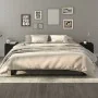 Nachttische 2 Einheiten aus schwarzem Sperrholz von vidaXL, Nachttische - Ref: Foro24-812063, Preis: 69,50 €, Rabatt: %