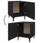 Nightstands 2 units black plywood by vidaXL, Nightstands - Ref: Foro24-812063, Price: 69,50 €, Discount: %