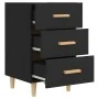 Schwarzer Nachttisch aus Holzwerkstoff, 40 x 40 x 66 cm von vidaXL, Nachttische - Ref: Foro24-812079, Preis: 61,66 €, Rabatt: %