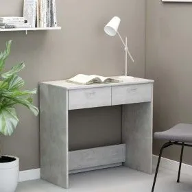 Concrete gray plywood desk 80x40x75 cm by vidaXL, Desks - Ref: Foro24-801359, Price: 50,46 €, Discount: %