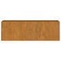 Wall planters 2 pcs rusty corten steel 53x10x17 cm by vidaXL, Pots and planters - Ref: Foro24-823686, Price: 50,22 €, Discoun...