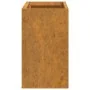 Wall planters 2 pcs rusty corten steel 53x10x17 cm by vidaXL, Pots and planters - Ref: Foro24-823686, Price: 50,22 €, Discoun...