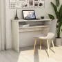 Schreibtisch aus glänzend weißem Sperrholz, 90 x 50 x 74 cm von vidaXL, Schreibtische - Ref: Foro24-801176, Preis: 65,96 €, R...