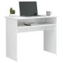 Schreibtisch aus glänzend weißem Sperrholz, 90 x 50 x 74 cm von vidaXL, Schreibtische - Ref: Foro24-801176, Preis: 65,96 €, R...