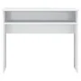 Schreibtisch aus glänzend weißem Sperrholz, 90 x 50 x 74 cm von vidaXL, Schreibtische - Ref: Foro24-801176, Preis: 65,96 €, R...