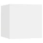 Mesitas de noche 2 uds madera ingeniería blanca 30,5x30x30 cm by vidaXL, Nightstands - Ref: Foro24-3079707, Price: 47,35 €, D...