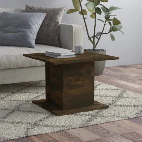 Smoked oak engineered wood coffee table 55.5x55.5x40 cm by vidaXL, Coffee table - Ref: Foro24-813095, Price: 29,23 €, Discoun...