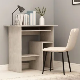 Betongrauer Sperrholzschreibtisch 80x45x74 cm von vidaXL, Schreibtische - Ref: Foro24-801368, Preis: 59,68 €, Rabatt: %