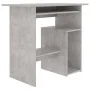 Betongrauer Sperrholzschreibtisch 80x45x74 cm von vidaXL, Schreibtische - Ref: Foro24-801368, Preis: 61,40 €, Rabatt: %
