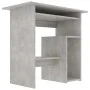 Betongrauer Sperrholzschreibtisch 80x45x74 cm von vidaXL, Schreibtische - Ref: Foro24-801368, Preis: 61,40 €, Rabatt: %