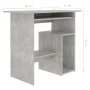 Betongrauer Sperrholzschreibtisch 80x45x74 cm von vidaXL, Schreibtische - Ref: Foro24-801368, Preis: 61,40 €, Rabatt: %