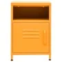Mesitas de noche 2 uds amarillo mostaza acero 35x35x51 cm de vidaXL, Mesitas de noche - Ref: Foro24-3095216, Precio: 140,07 €...