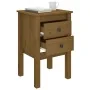 Nachttische 2 Stück honigbraunes Kiefernholz 40x35x61,5 cm von vidaXL, Nachttische - Ref: Foro24-813696, Preis: 94,59 €, Raba...