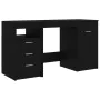 Escritorio de madera de ingeniería negro 140x50x76 cm by vidaXL, Desks - Ref: Foro24-3054781, Price: 168,25 €, Discount: %