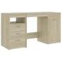 Sonoma Oak Engineered Wood Desk 140x50x76 cm by vidaXL, Desks - Ref: Foro24-3054783, Price: 155,93 €, Discount: %