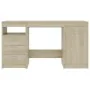 Schreibtisch aus Sonoma-Eichenholzwerkstoff, 140 x 50 x 76 cm von vidaXL, Schreibtische - Ref: Foro24-3054783, Preis: 155,93 ...