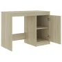 Schreibtisch aus Sonoma-Eichenholzwerkstoff, 140 x 50 x 76 cm von vidaXL, Schreibtische - Ref: Foro24-3054783, Preis: 155,93 ...