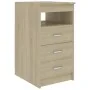 Sonoma Oak Engineered Wood Desk 140x50x76 cm by vidaXL, Desks - Ref: Foro24-3054783, Price: 155,93 €, Discount: %