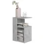 Gray concrete plywood side table 36x30x56 cm by vidaXL, Side tables - Ref: Foro24-802997, Price: 32,63 €, Discount: %