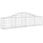 Gabion baskets 11 pcs arch shape iron 200x30x40/60 cm by vidaXL, Pots and planters - Ref: Foro24-3145376, Price: 555,72 €, Di...