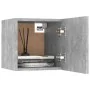 Mesitas de noche 2 unidades gris hormigón 30,5x30x30cm de vidaXL, Mesitas de noche - Ref: Foro24-3079719, Precio: 46,46 €, De...