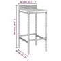 Bar table and garden stools 5 pieces acacia wood PE rattan black by vidaXL, Garden sets - Ref: Foro24-3187724, Price: 349,96 ...