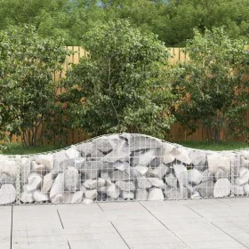 Gabion baskets 13 pcs arch shape iron 200x30x40/60 cm by vidaXL, Pots and planters - Ref: Foro24-3145378, Price: 640,38 €, Di...