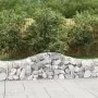 Gabion baskets 6 pcs arch shape iron 200x30x40/60 cm by vidaXL, Pots and planters - Ref: Foro24-3145371, Price: 289,70 €, Dis...