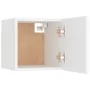 Mesita de noche madera de ingeniería blanca 30,5x30x30 cm de vidaXL, Mesitas de noche - Ref: Foro24-3079706, Precio: 30,58 €,...