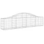 Gabionenkörbe 14 Stk. Bogenform Eisen 200x30x40/60 cm von vidaXL, Töpfe und Pflanzgefäße - Ref: Foro24-3145379, Preis: 682,72...